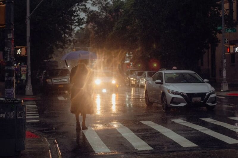 雨の日の走行