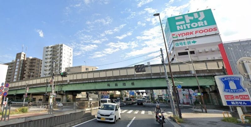 足立区梅島陸橋